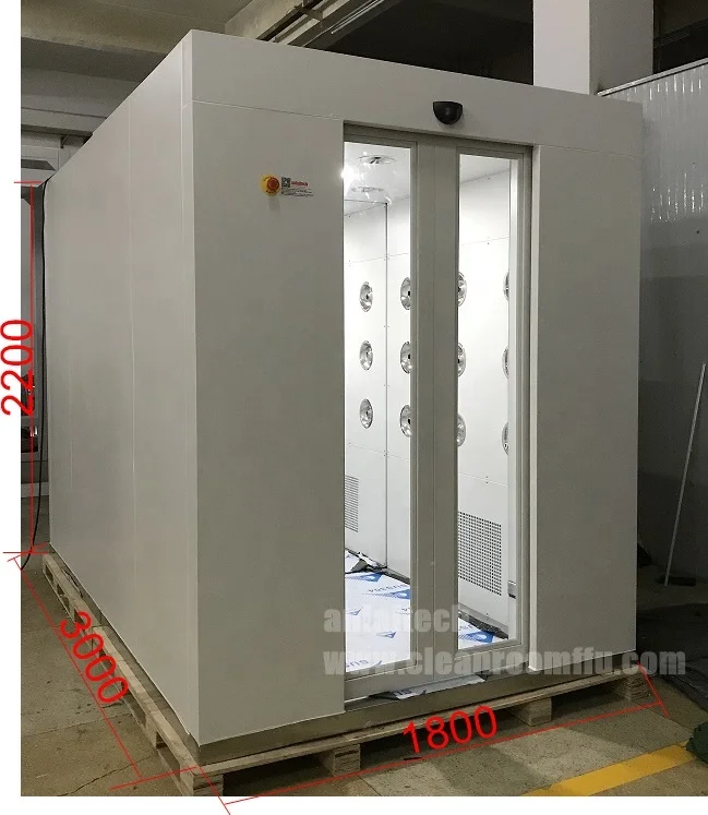 
Automatic sliding door clean room Air Shower, personal air shower room 