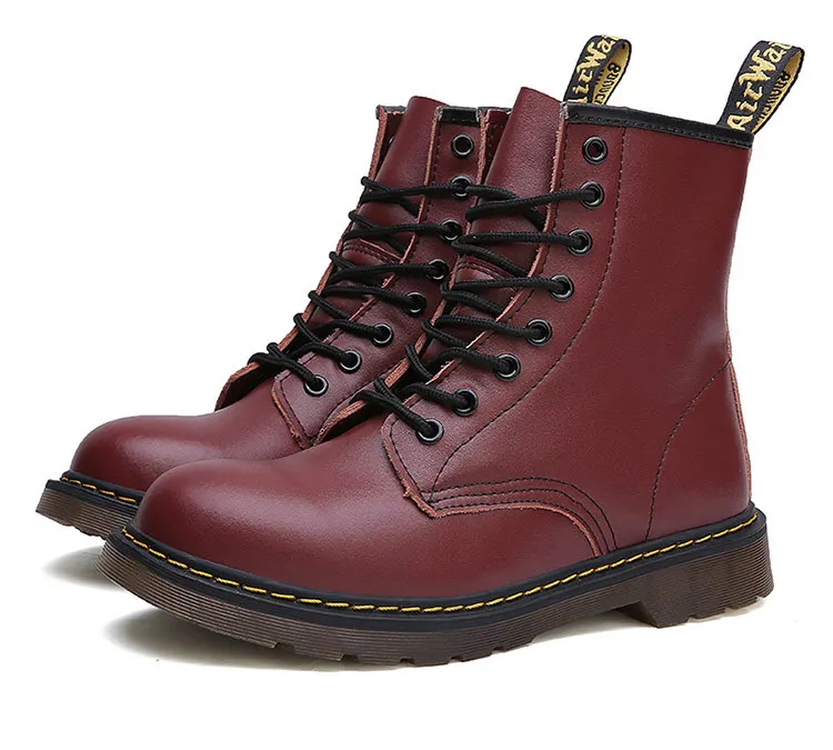 

2021 New Style Genuine Leather Shoes CHELSEA BOOTS Classic Flat Boots Waterproof Ankle Boots for Women and Men