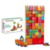 108PCS Picasso Educational Games Novelty STEM Toys Construction Blocks For Kids ABS Plastic Magnetic tiles Building Blocks