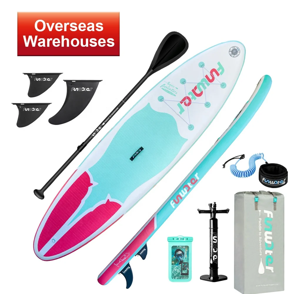 

FUNWATER sup Drop shipping sup importing stand up paddle boards plastic sup paddle board board surf surfboard for unisex