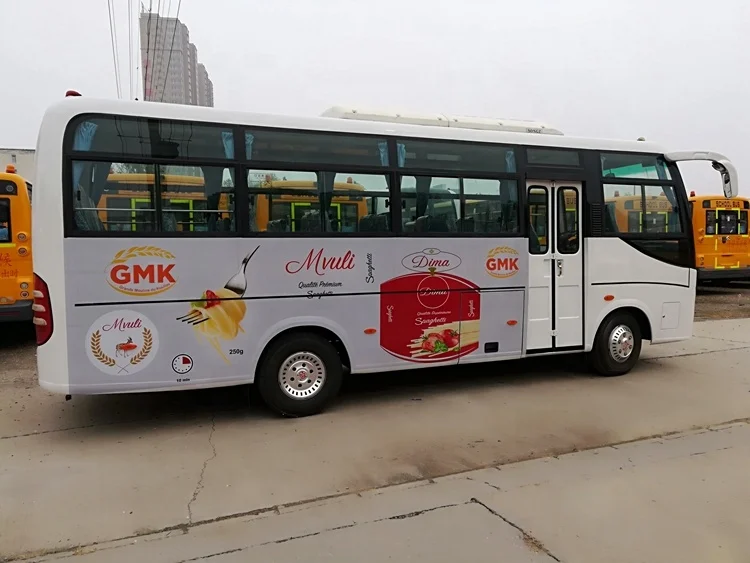 
New 7.5M 26-30seats rear engine city bus for Africa 