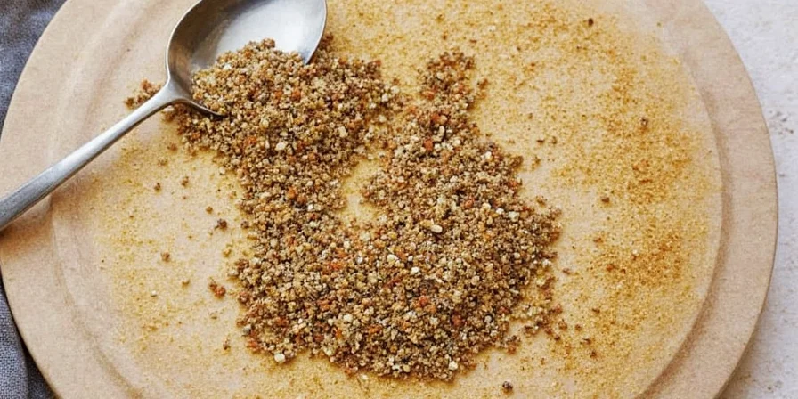 Homemade popcorn seasoned with garlic pepper seasoning.