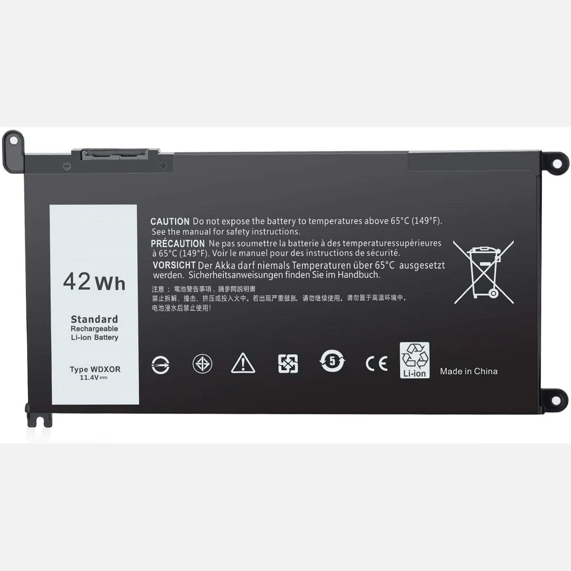 

WDXOR FC92N Battery for Dell Inspiron 15 5000 7000 5565 5567 5568 5570 5578 5579 7560 7569 7570 7573 Lithium Ion Laptop Battery