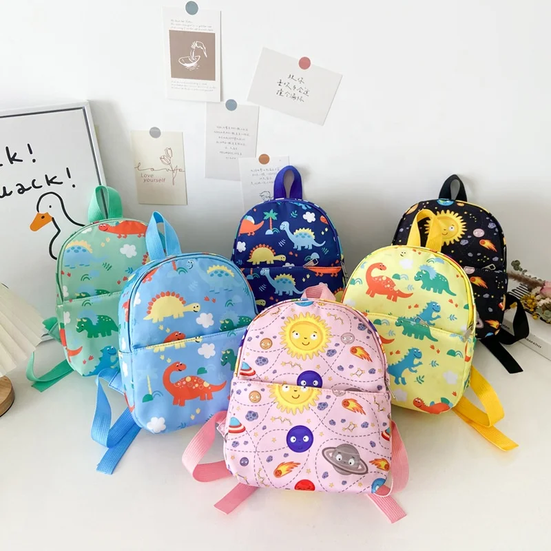 

Cute kids kindergarten backpack cartoon dinosaurs school bag for boys