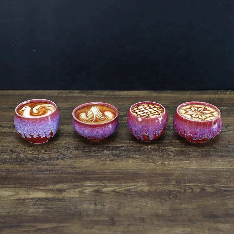 

Wholesale Glaze Porcelain Cup Japanese Style Ceramic Mug for Coffee Tea Latte Cappuccino Hot coco Cup for Office and Home Friend