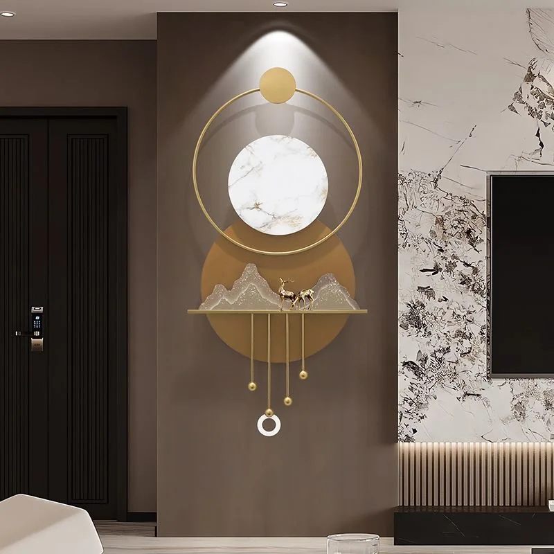 57X119CM Gold Deer New Dropshipping Products Wall Living Room Home Decor Luxury  Art Item House Decoration
