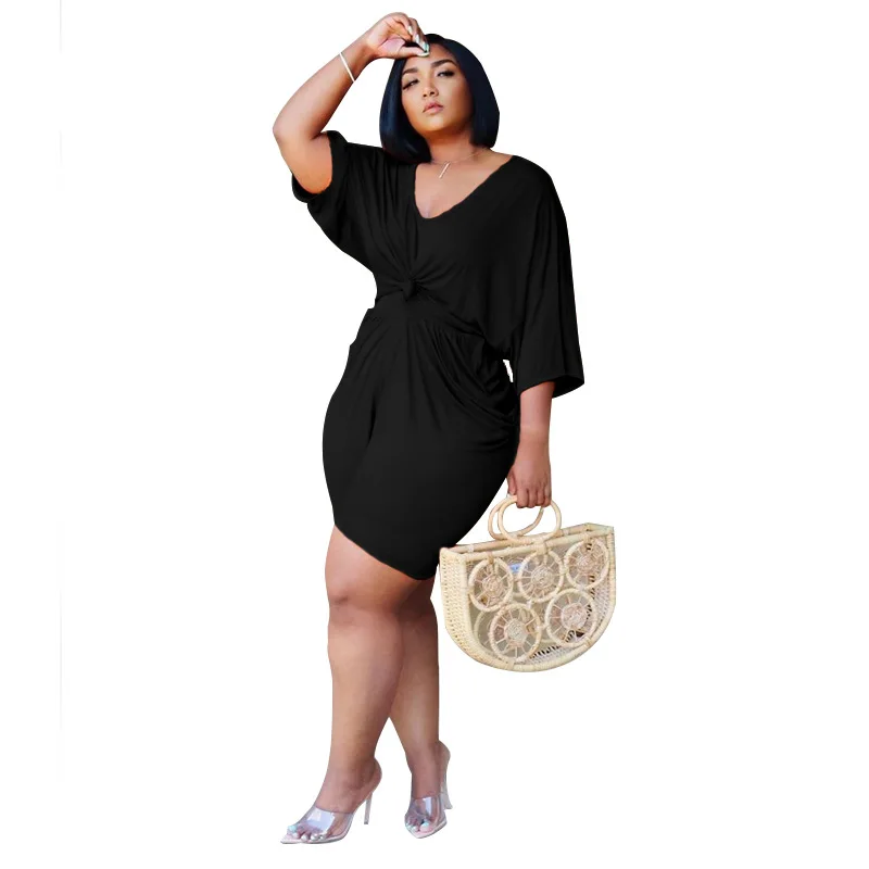 

Wholesale Plus Size 2 Piece Sets Women Clothing Casaul Two Piece Summer 2021 Shorts Set For Big Women, Black,orange or custom colors