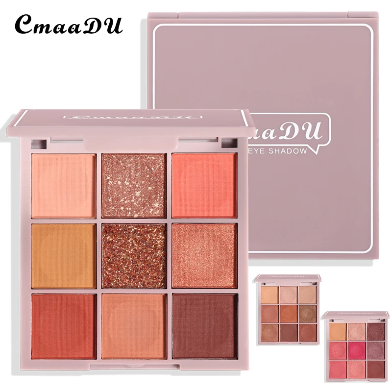 

New Product Lady Cosmetics Custom Pink Private Label make palette loose jar eyeshadow powder pressed machine