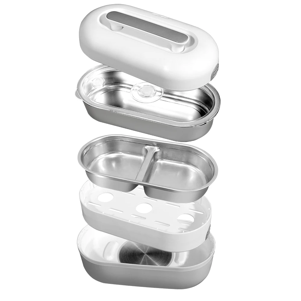 

stainless steel portable electric heating lunch box