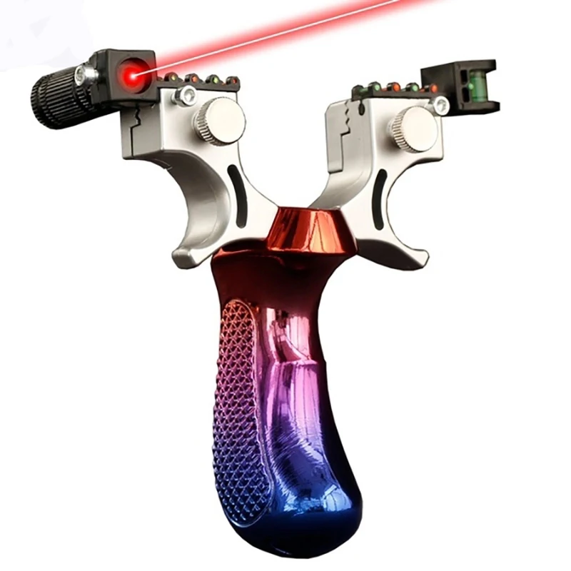 

New Archery hunting slingshot chinese slingshot metal sling shot with rubber band, Colors
