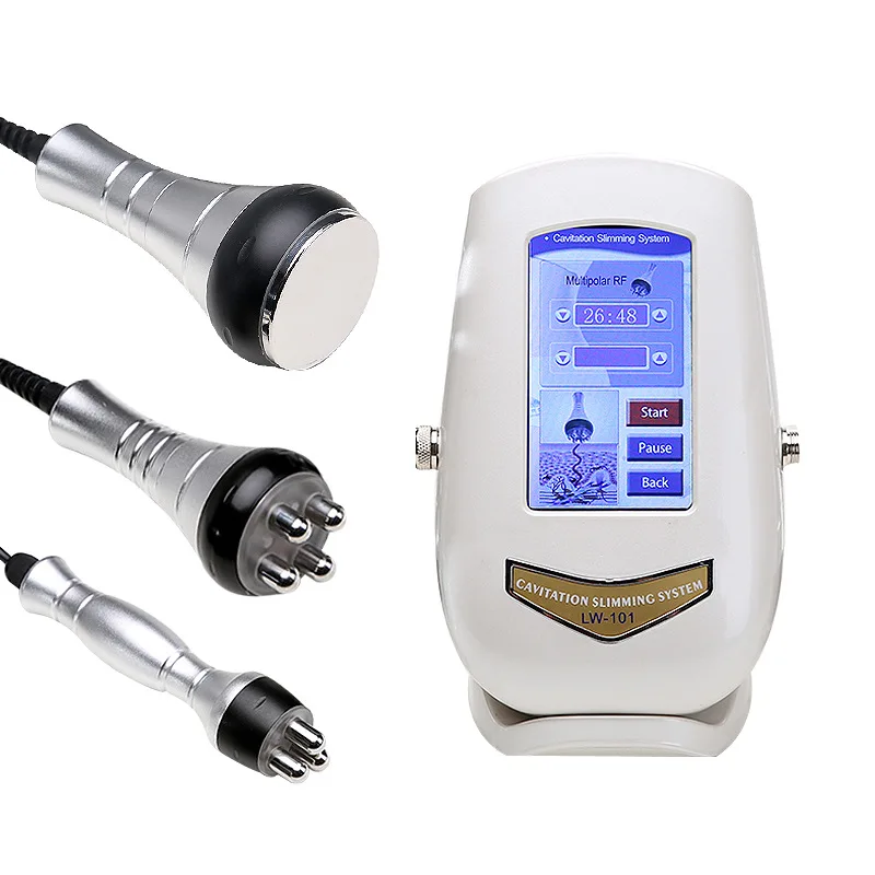 

Portable 3 in 1 Vacuum Cavitation System weight loss radio frequency cavitation rf slimming beauty machine for home use