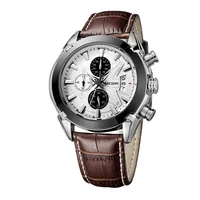 

Original brand leather strap sport chronograph megir men wrist watch