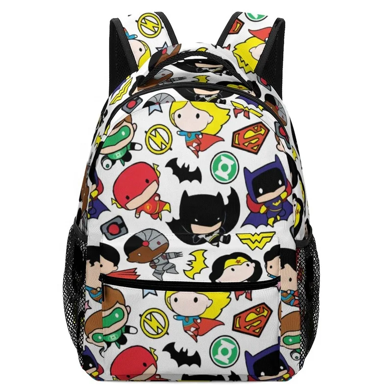 

Low MOQ Custom Your Design Full Print Teenagers Backpack Back to School Fashion Gift Kids Children Cartoon Book Bags