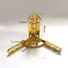 High Guality Gold Small Quadrant Hinge For Jewelry Boxes And Cigar Boxes
