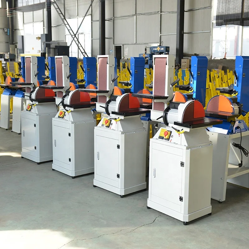 Woodworking Floor Bench Belt Disc Sander With Wood Disk Sanding Machine