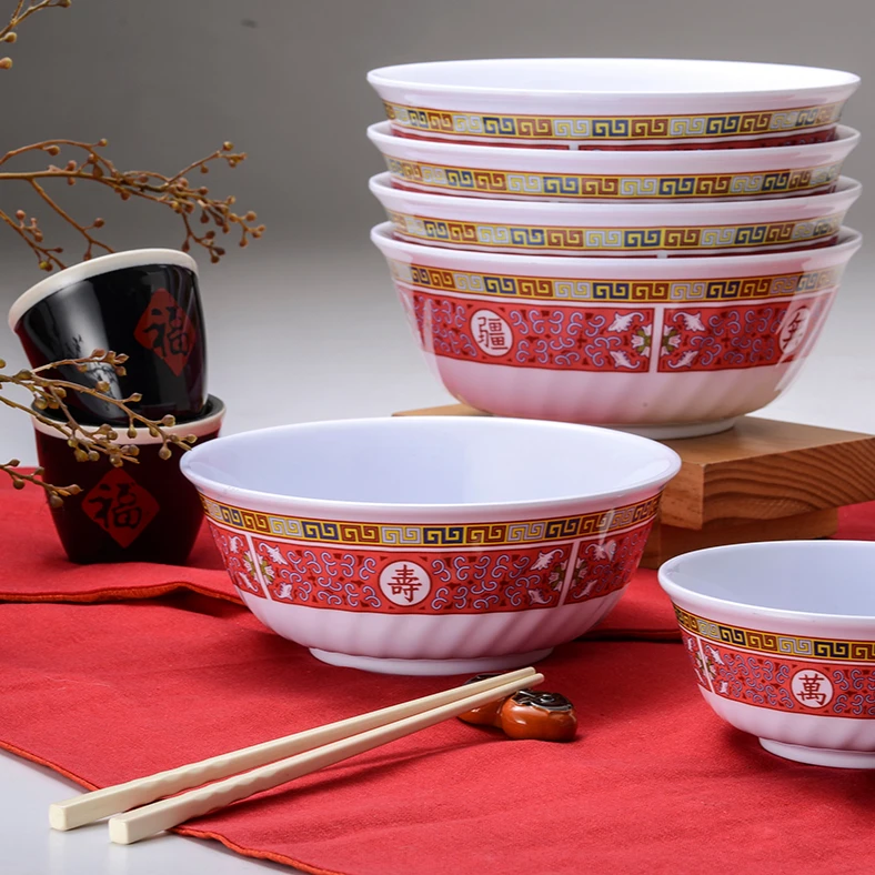 

Wholesale A5 melamine unbreakable colorful dinnerware sets chinese melamine bowls