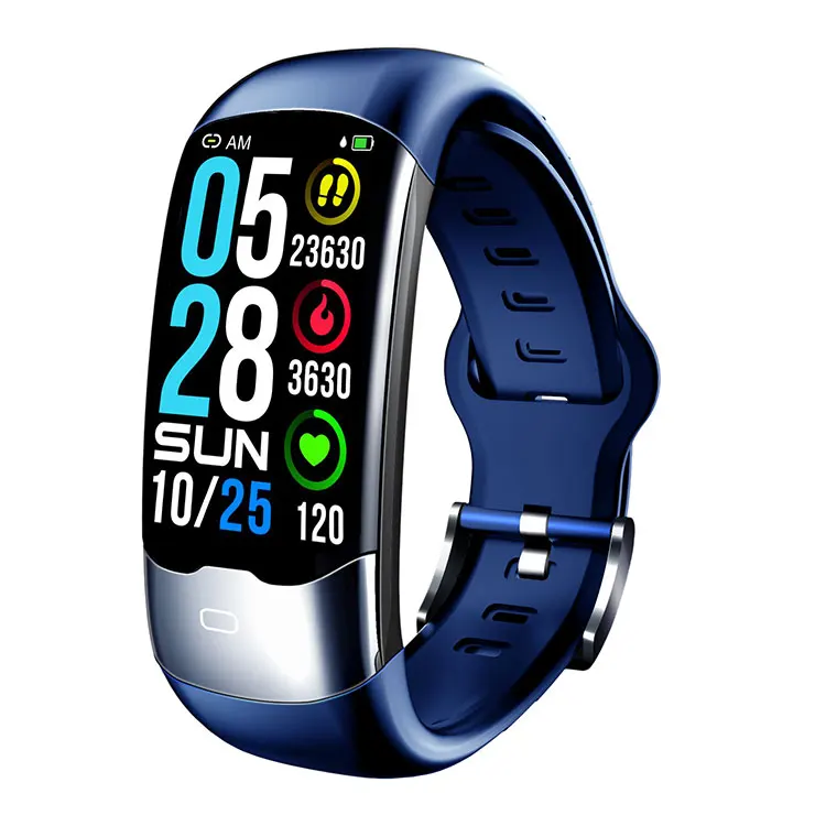 

IP68 Waterproof Slim Smart Watch Compatible With Android iOS Ladies Heart Rate Blood Pressure Monitor Hand ECG Smart Band