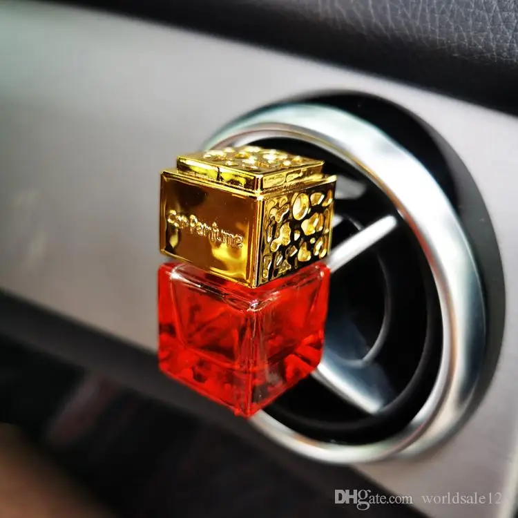 

Car Perfume Clip For Essential Oils Diffuser Pendant Air Freshener Fragrance Air Vent Outlet Empty Glass Bottle Car-styling Auto