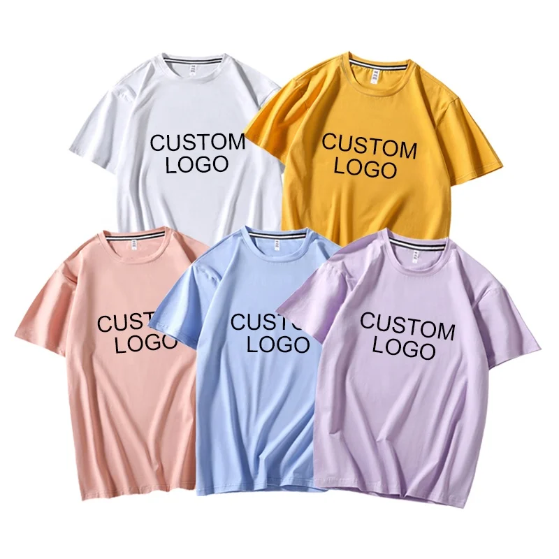 

wholesales high quality casual 180g oversize blank t shirt unisex crew neck loose fit plain t shirt custom printing