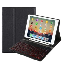 

for iPad 10.2 inch Keyboard Case 7 Colors Backlit Detachable Keyboard with Pencil Holder Folio Cover for iPad 7th Generation
