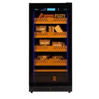 

800 Cigars Wooden Shelves Freedtanding Cigar Humidor and Refrigerator with Single Cooling Zones and Upper Control Panel