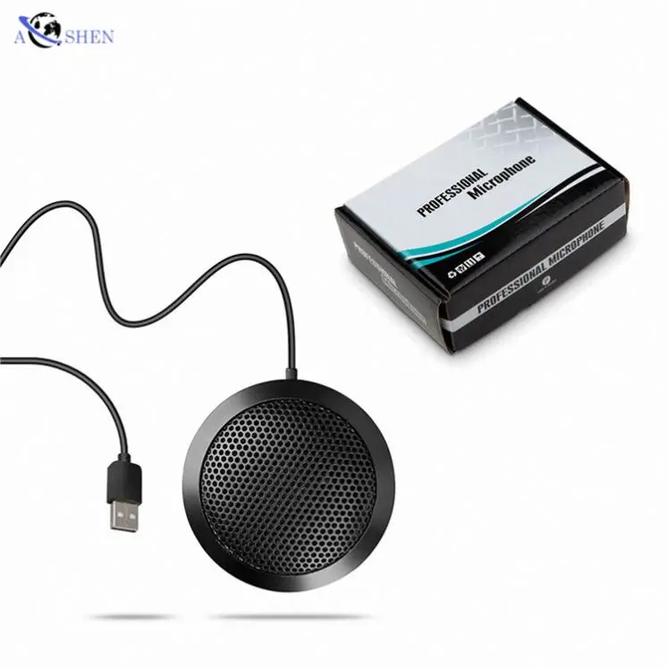 

Factpry Desktop Omnidirectional USB Condenser Gaming Mic Microphone For PC The Computer, Black