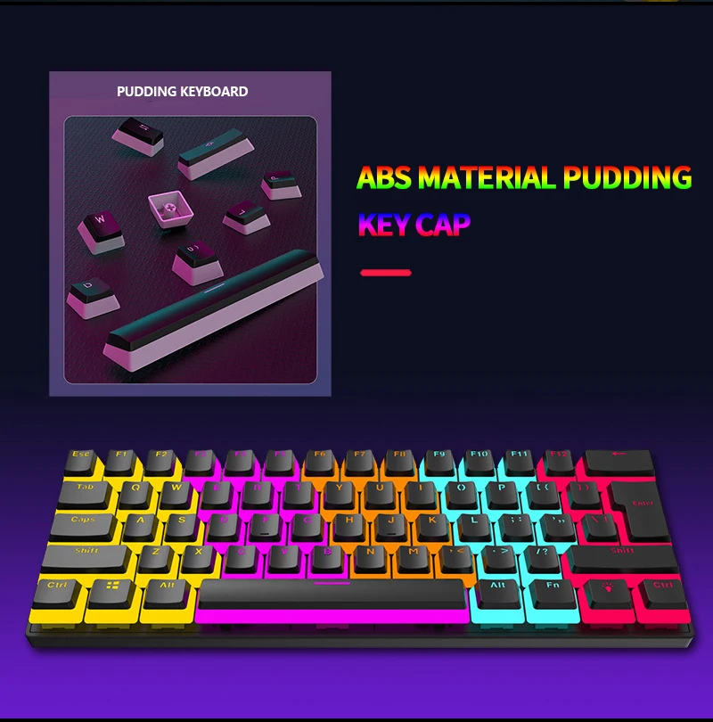 

Durable Using Low Price 60% Gaming RGB Mechanical Keyboards