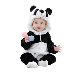 Wholesale thicken flannel baby romper costume baby