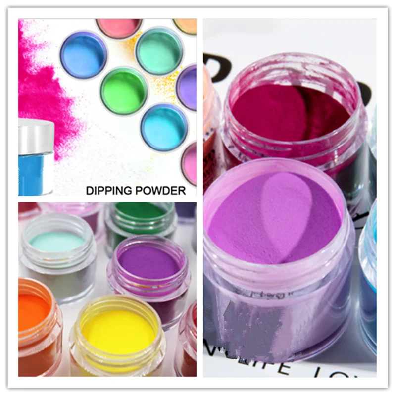 Oem Free Logo Non Toxic Vegan Dipping Powder Nails System Starter Kit