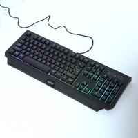 

Dropshipping professional mechanical feel gaming keyboard rainbow backlit gaming keyboard with custom logo