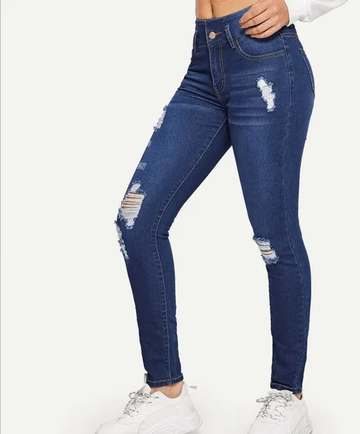 

2020_ New Ripped jeans women jean jackets for ladies