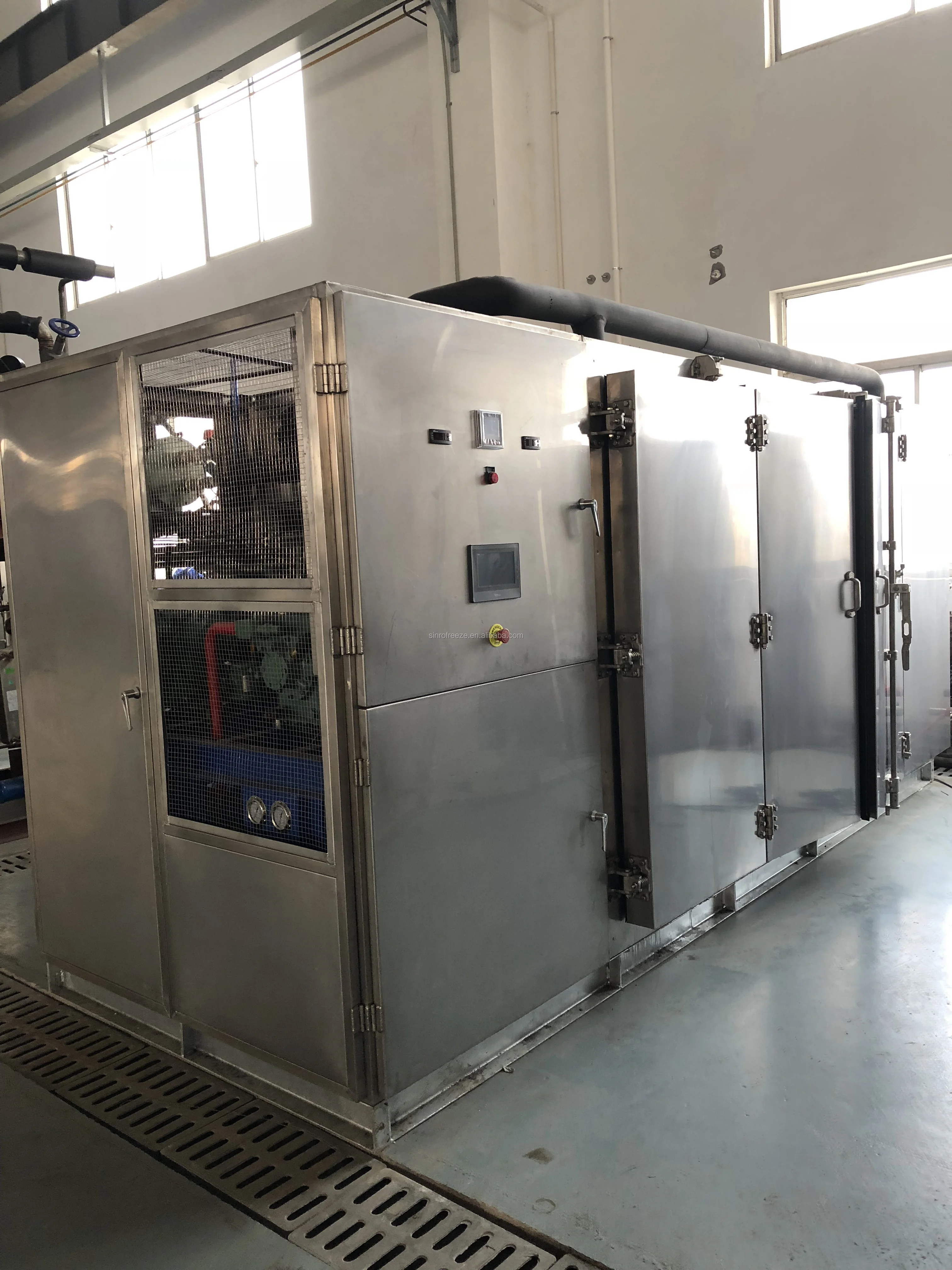 
Semi contact plate freezer air blast freezer for block freezing seafood 