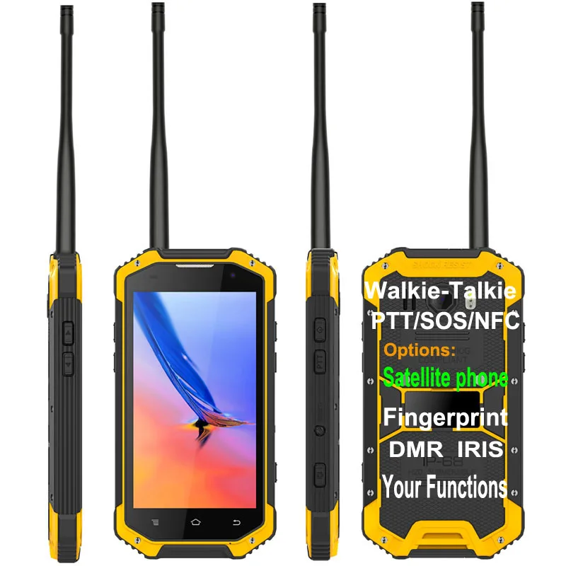 

Cheapest factory HiDON 4.7 inch PTT Rugged mobile phone handheld PDA terminal NFC/SOS/ PTT waikie-talkie Rugged phone