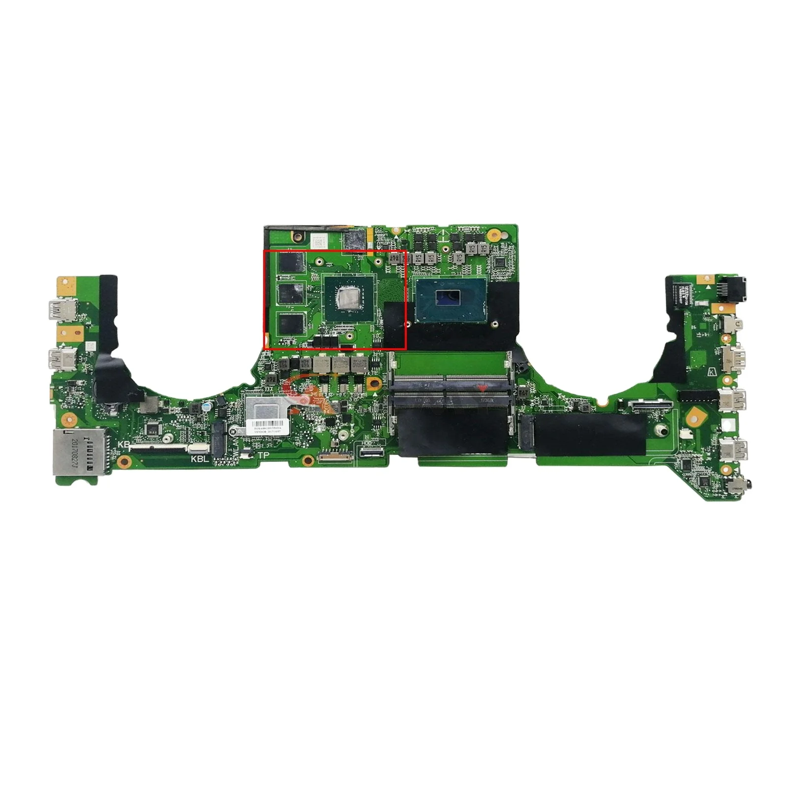 

DABKNMB28A0 Mainboard For ASUS ROG Strix GL703VD Laptop Motherboard I5 I7 7th Gen GTX1050/4G MAIN BOARD