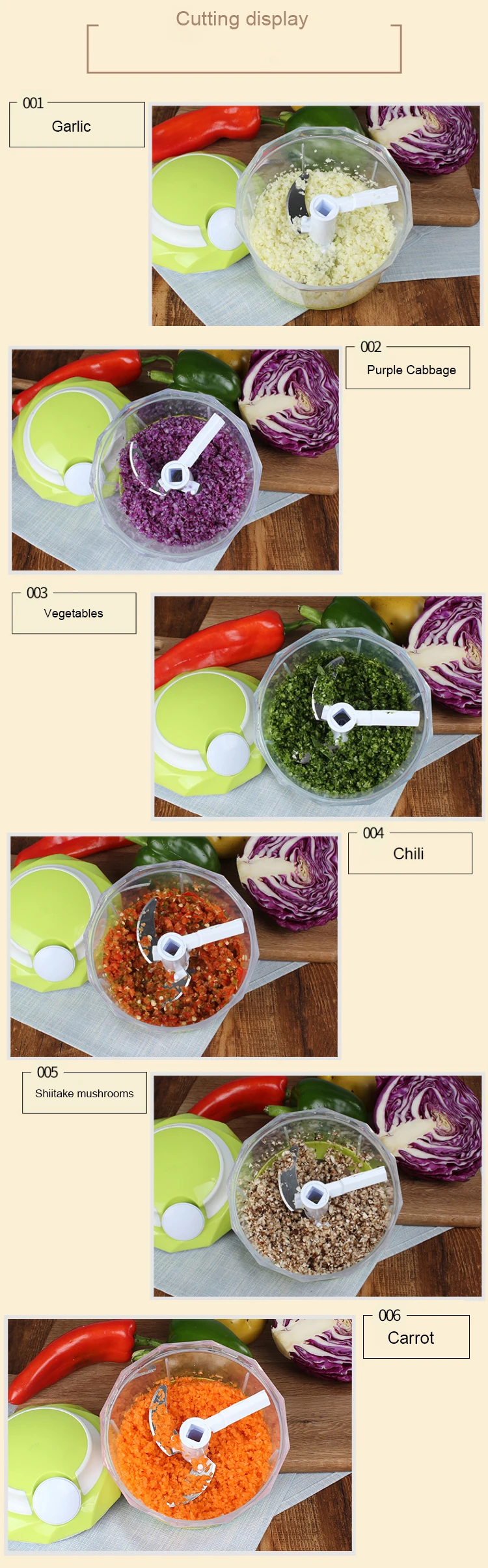 Meat grinder cutter manual spiral kitchen accessories tools vegetable slicer chopper for home restaurant hotel