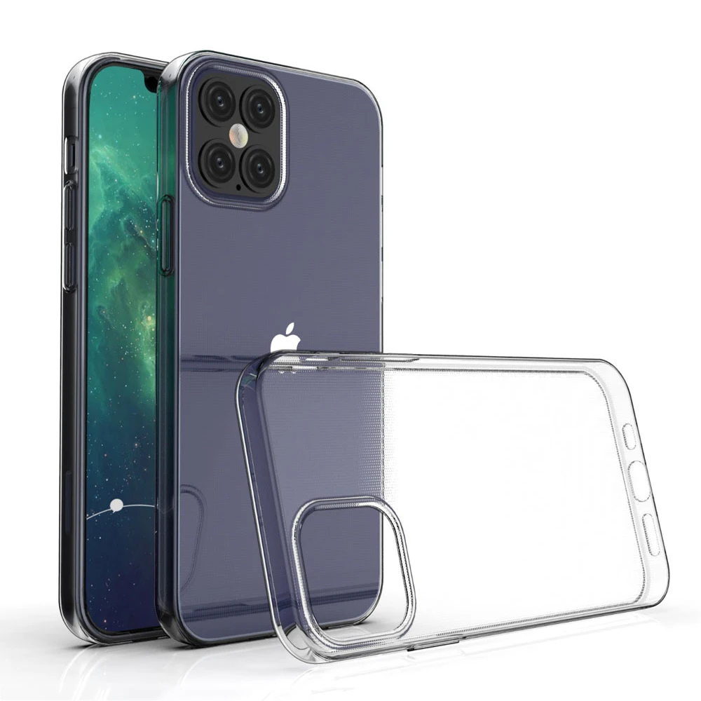 

Soft TPU Back Cover Case For iPhone 12 Clear Transparent TPU Phone Case For iPhone 12 Pro Max