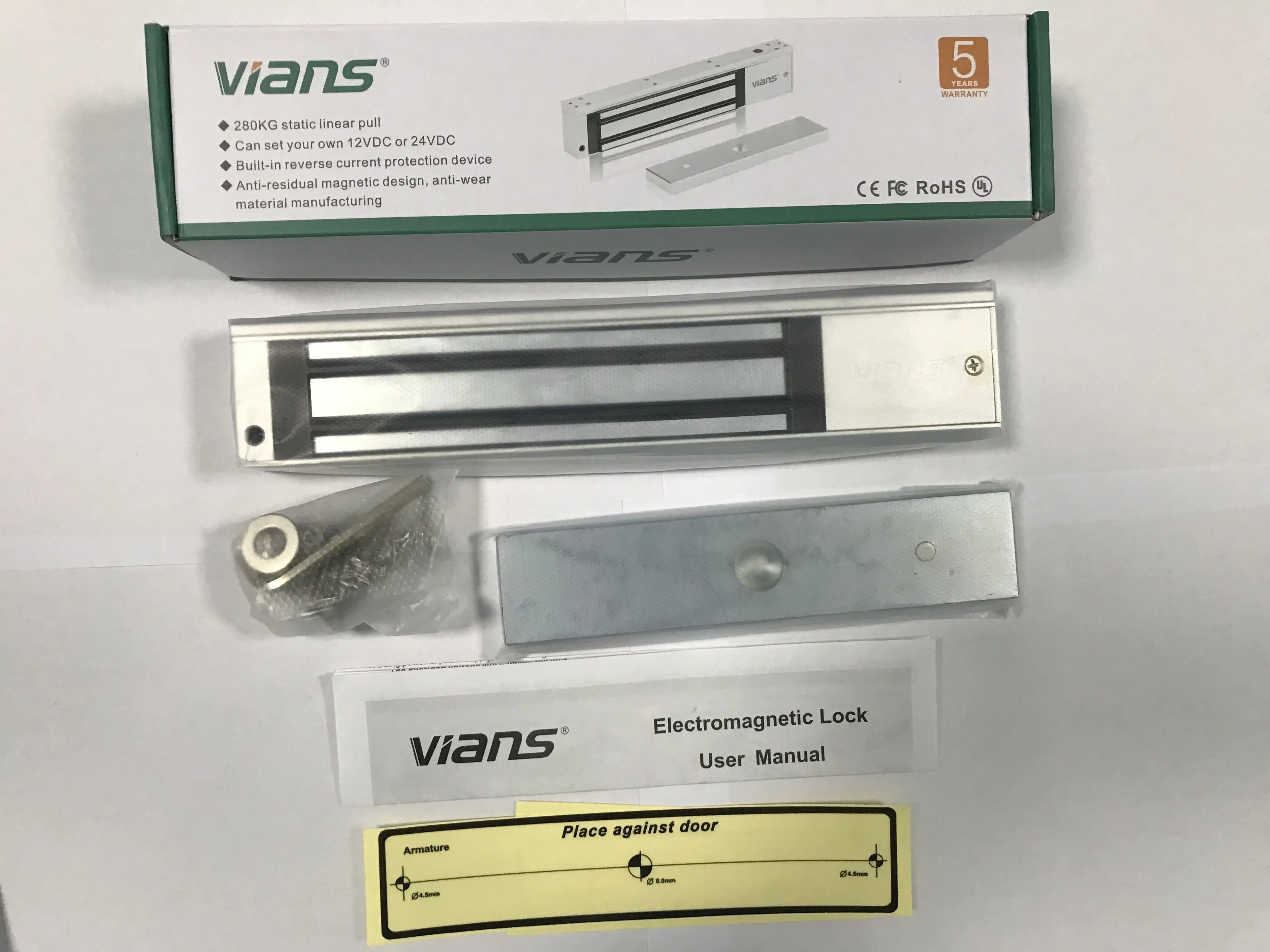 600Lbs 280KG Electric Magnetic Door Lock For Intelligent Buildings