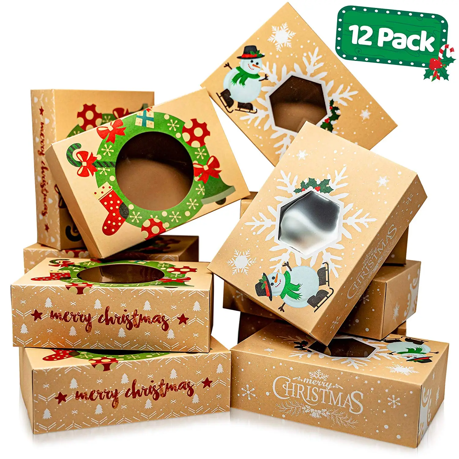 custom green carton holiday gift box mother like toy gift box