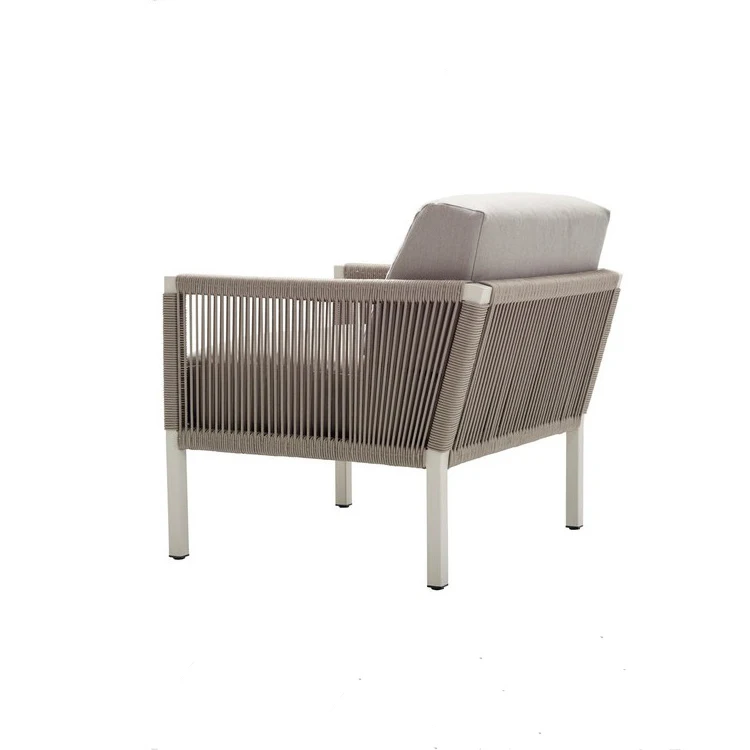 Best Selling Rope Set Corner Lounge Garden New Hotel Coming Aluminum