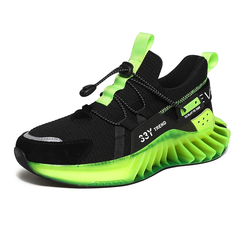 

World-win new characteristic hollow blade sole casual sport shoes for men, 3 colors