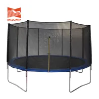 

Jumping elastic bed 14ft trampoline with the outside saftenet