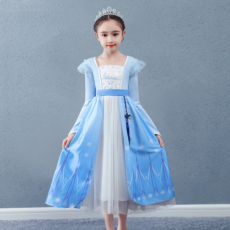 

2021 lace 3-8years Princess flower evening children clothes new design baby party girls dress