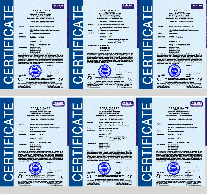 CE-certificates