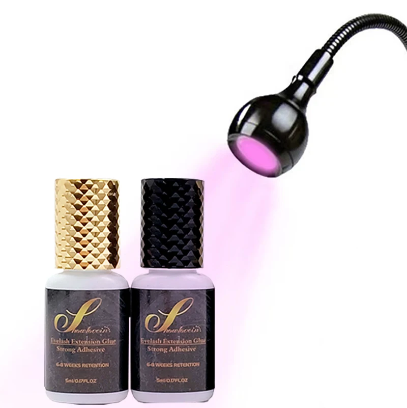 

Wholesale UV LED Eyelash Extension Glue With Private Label UV Lash Glue UV Glue