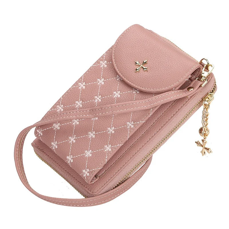 

All-match Fashion Classic zipper Four Leaf Clover Personality Autumn Women One-shoulder Bag, 7color