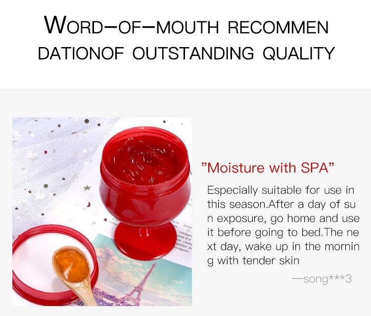 Jomtam Skin Care Red Wine Polyphenols Collagen Sleeping Mask Whitening