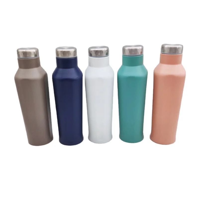 

insulated stainless steel water Bottle BPA free personalized customized 600ml vacuum flasks, Blue, black, white and custom pantone color