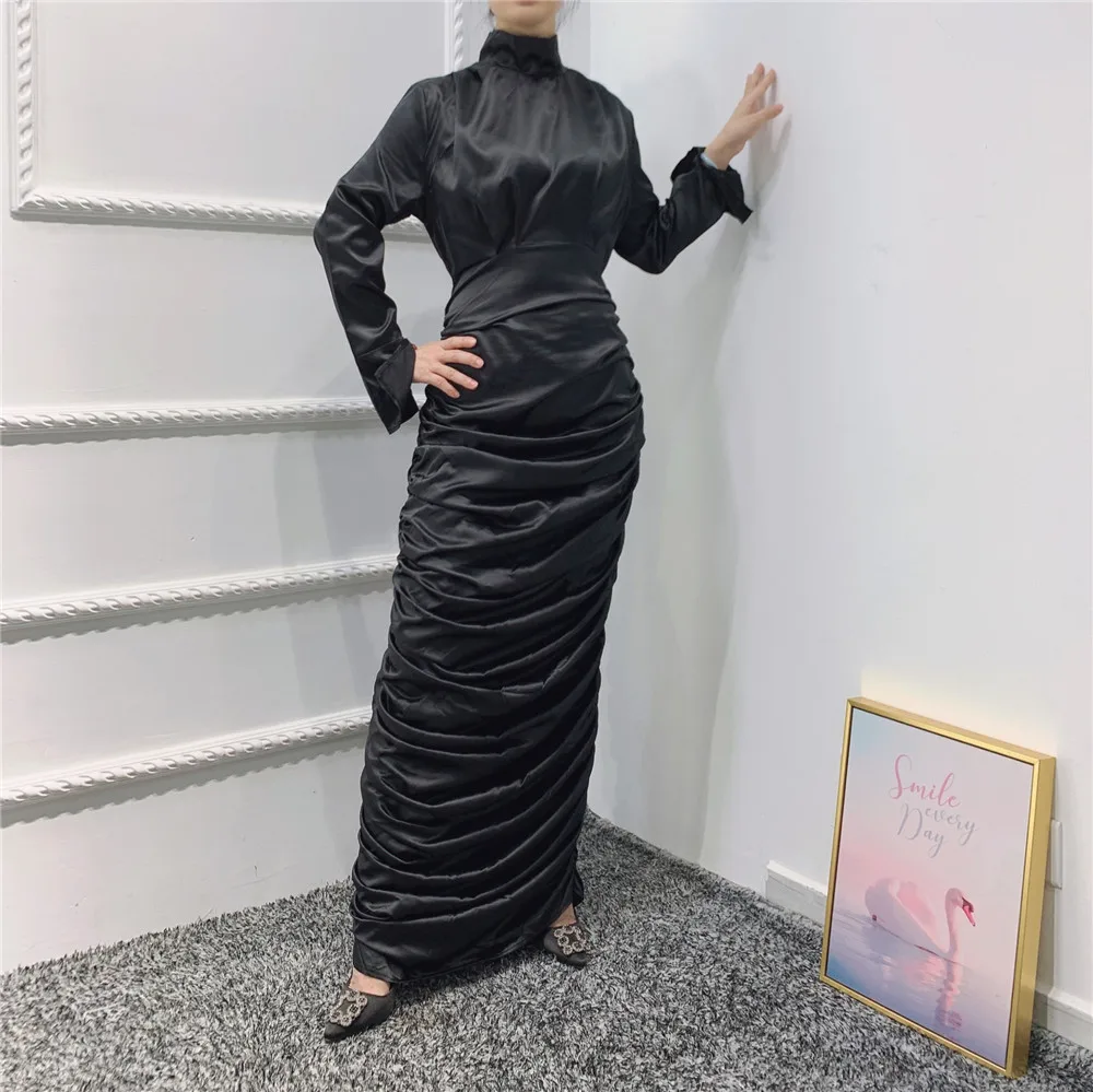 

Elegant Butterfly Styles Abaya Allure Modest Silk Dress For Muslim Women
