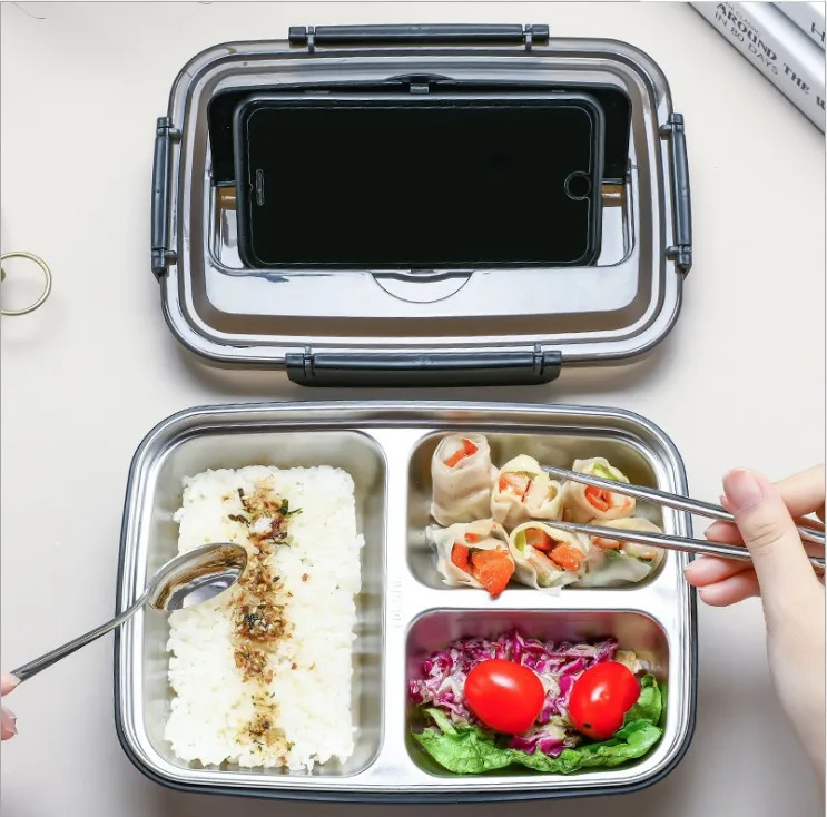 Wishome Popular Compartment Stainless Steel Bento Lunch Box For Kids ...