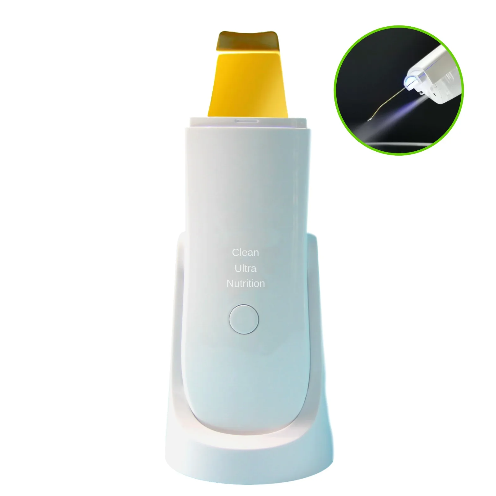 

Newest products 2022 with misty function spray 24k gold waterproof blackheads removal ems facial ultrasonic dead skin scrubber